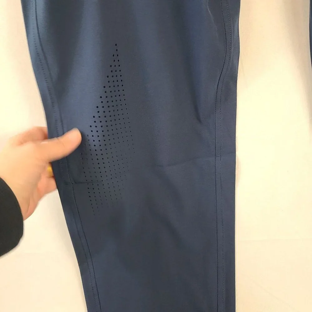 NWT No Limits Men's Sensory Friendly Moisture Wicking Stretch Pants Navy Sz XL